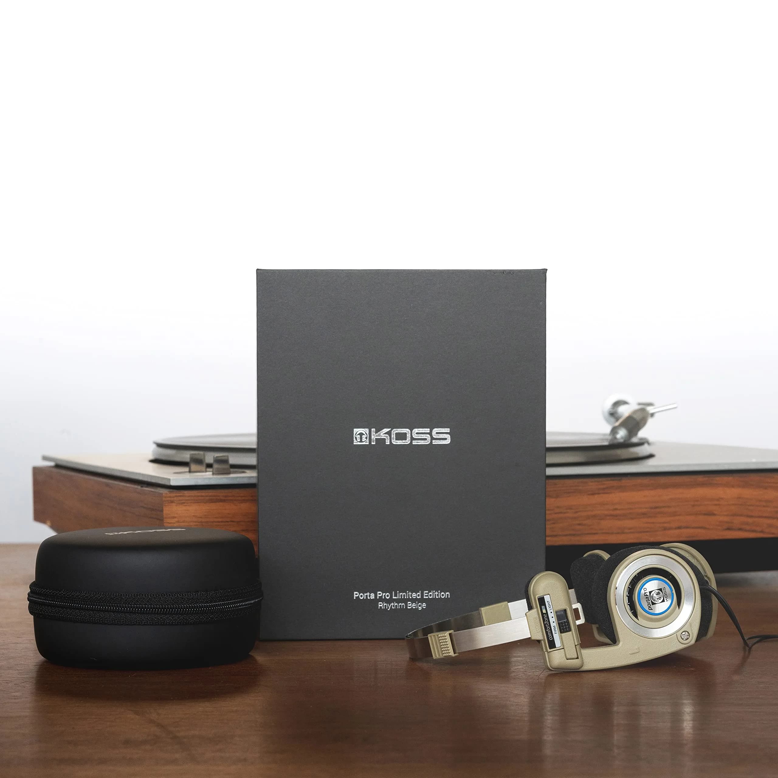 Koss Porta Pro Limited Edition On-Ear Headphones Rhythm Beige | Legendary Sound & Design with Inline Mic - view 9