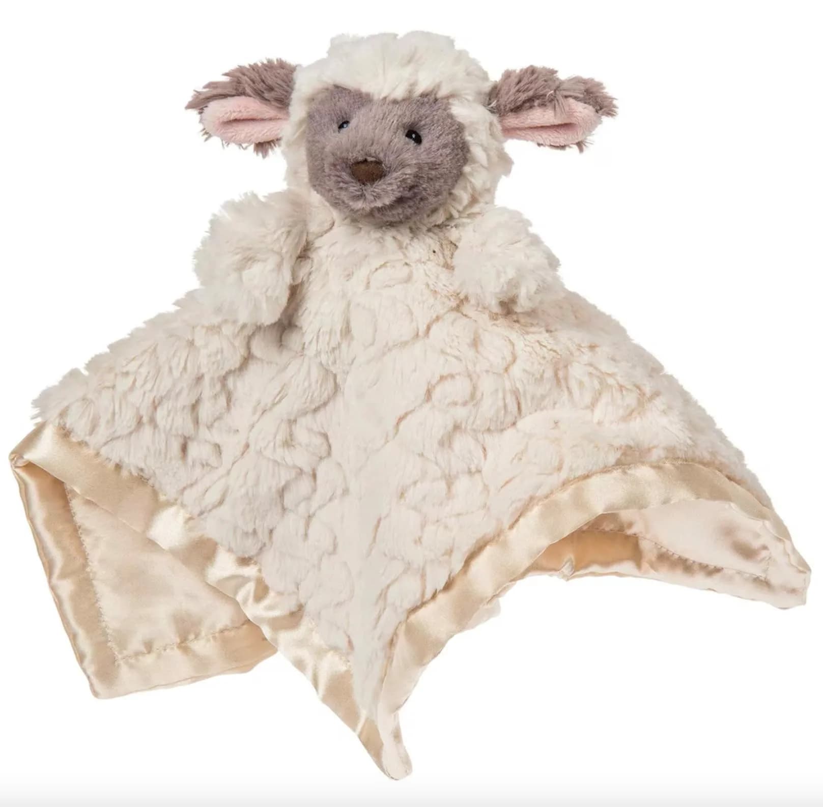 Mary Meyer Putty Nursery Lamb Character Blanket 33cm (13") | Soft Toy Lovey with Satin Lining - main product image