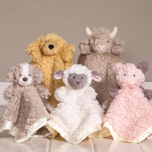 Mary Meyer Putty Nursery Lamb Character Blanket 33cm (13") | Soft Toy Lovey with Satin Lining thumbnail 5