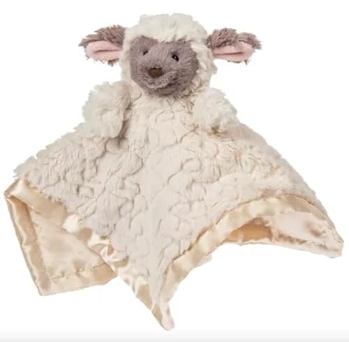 Mary Meyer Putty Nursery Lamb Character Blanket 33cm (13") | Soft Toy Lovey with Satin Lining thumbnail 1