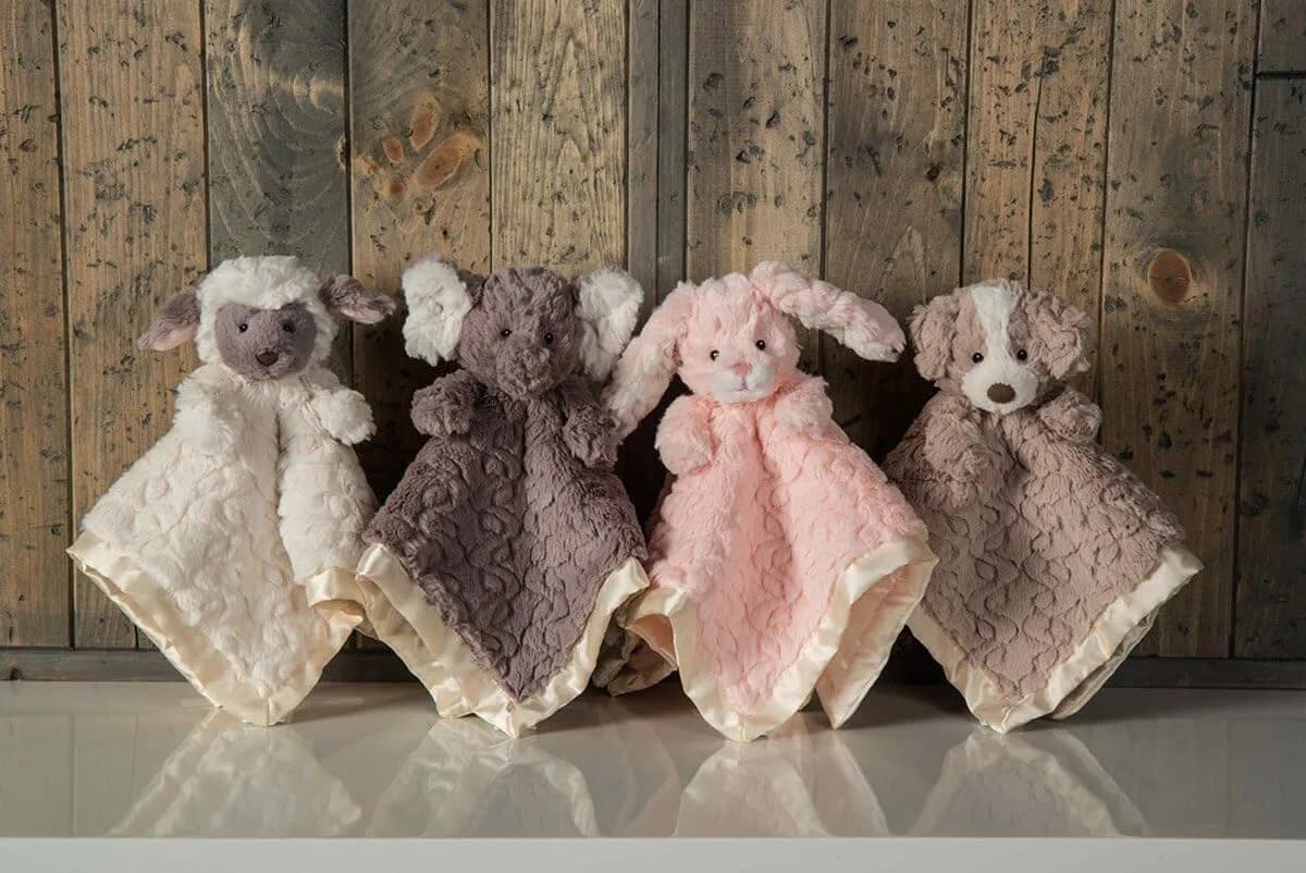Mary Meyer Putty Nursery Lamb Character Blanket 33cm (13") | Soft Toy Lovey with Satin Lining - view 3