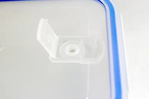 UNIWARE 18 OZ Heat Resistant Premium Glass Food Container with Snap-Lock Lid (SQUARE) | Airtight & Leak-Proof thumbnail 2
