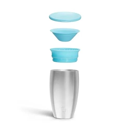 Munchkin Miracle 360 Stainless Steel Sippy Cup 10oz (295ml) | Spill-Proof & Insulated for Toddlers thumbnail 3