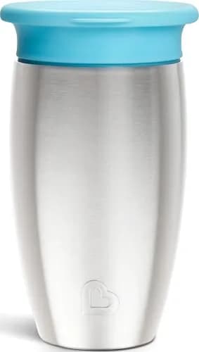 Munchkin Miracle 360 Stainless Steel Sippy Cup 10oz (295ml) | Spill-Proof & Insulated for Toddlers thumbnail 1