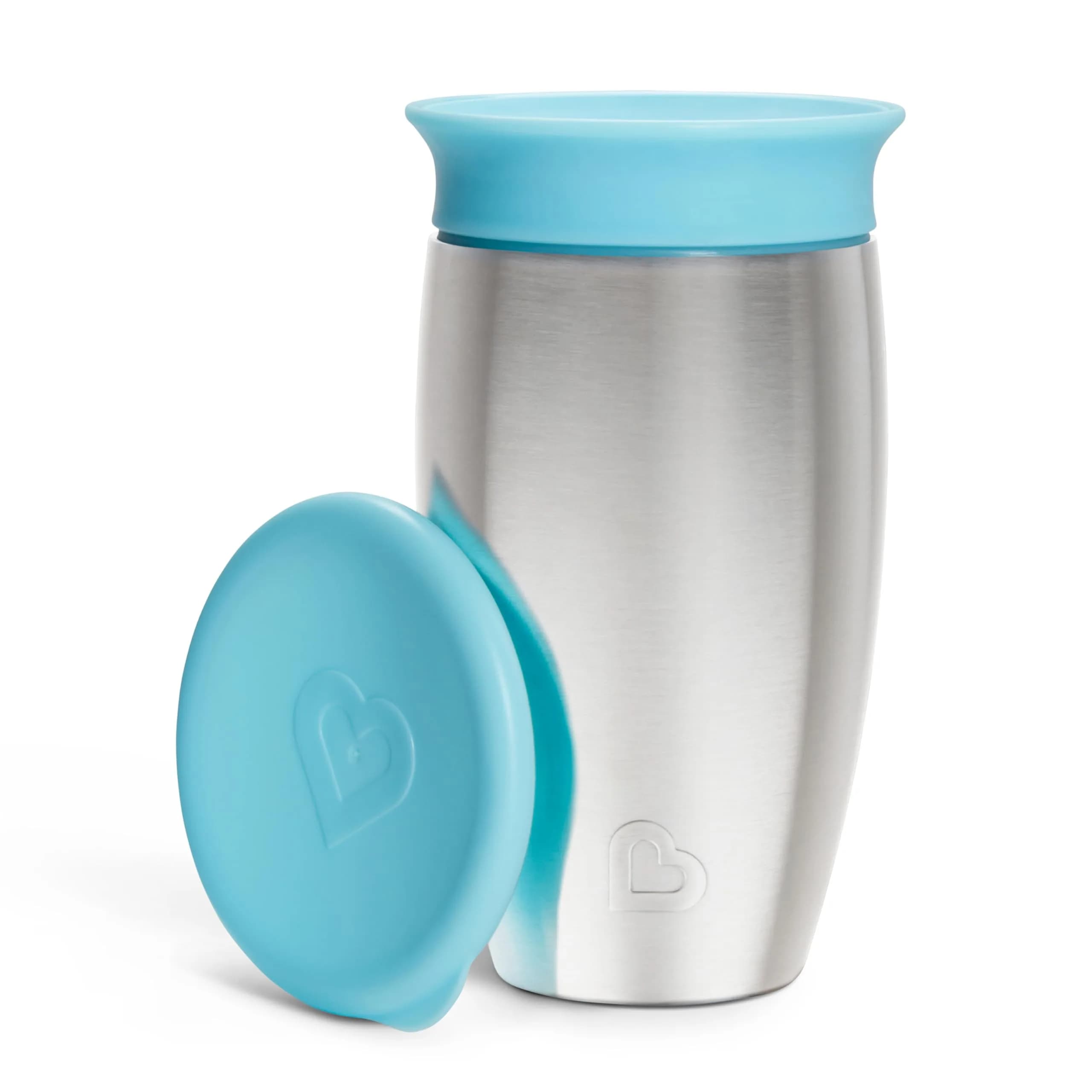 Munchkin Miracle 360 Stainless Steel Sippy Cup 10oz (295ml) | Spill-Proof & Insulated for Toddlers - view 7