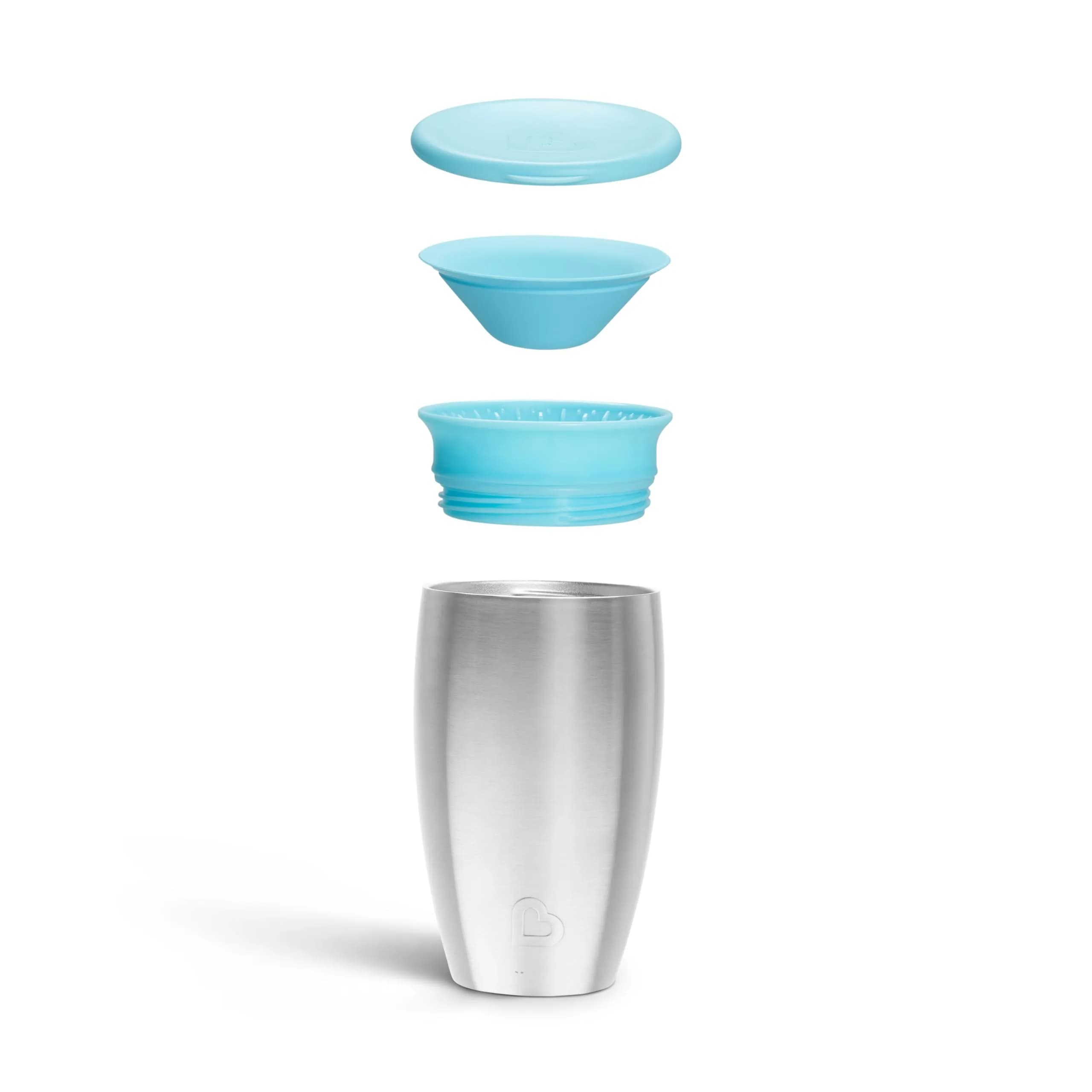 Munchkin Miracle 360 Stainless Steel Sippy Cup 10oz (295ml) | Spill-Proof & Insulated for Toddlers - view 3