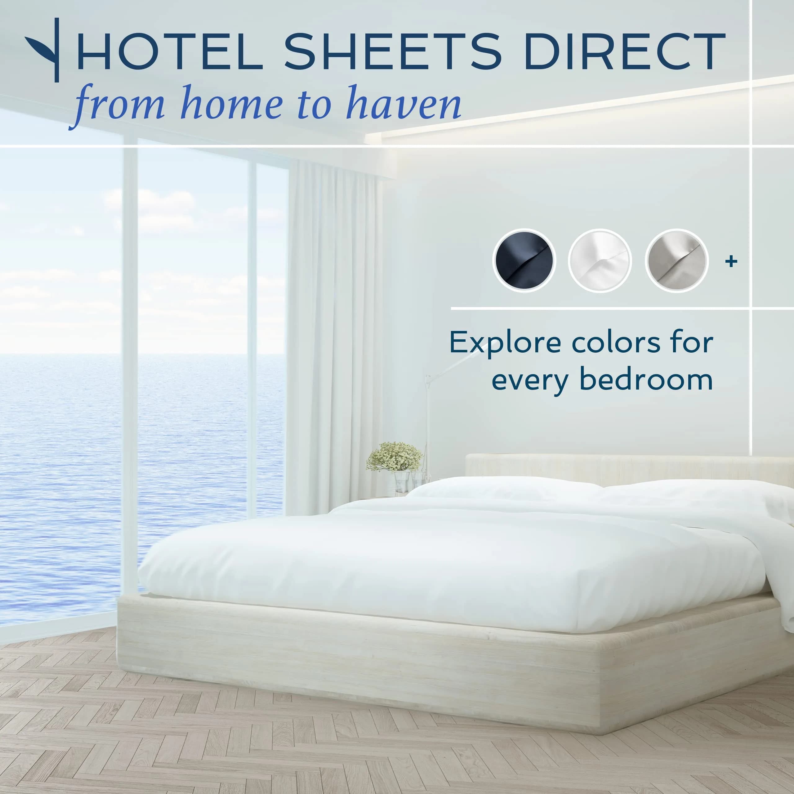 Hotel Sheets Direct White 3 Piece Bamboo Viscose Sheet Set Twin Size | OEKO-TEX Certified Cooling & Breathable Luxury Bedding - view 9