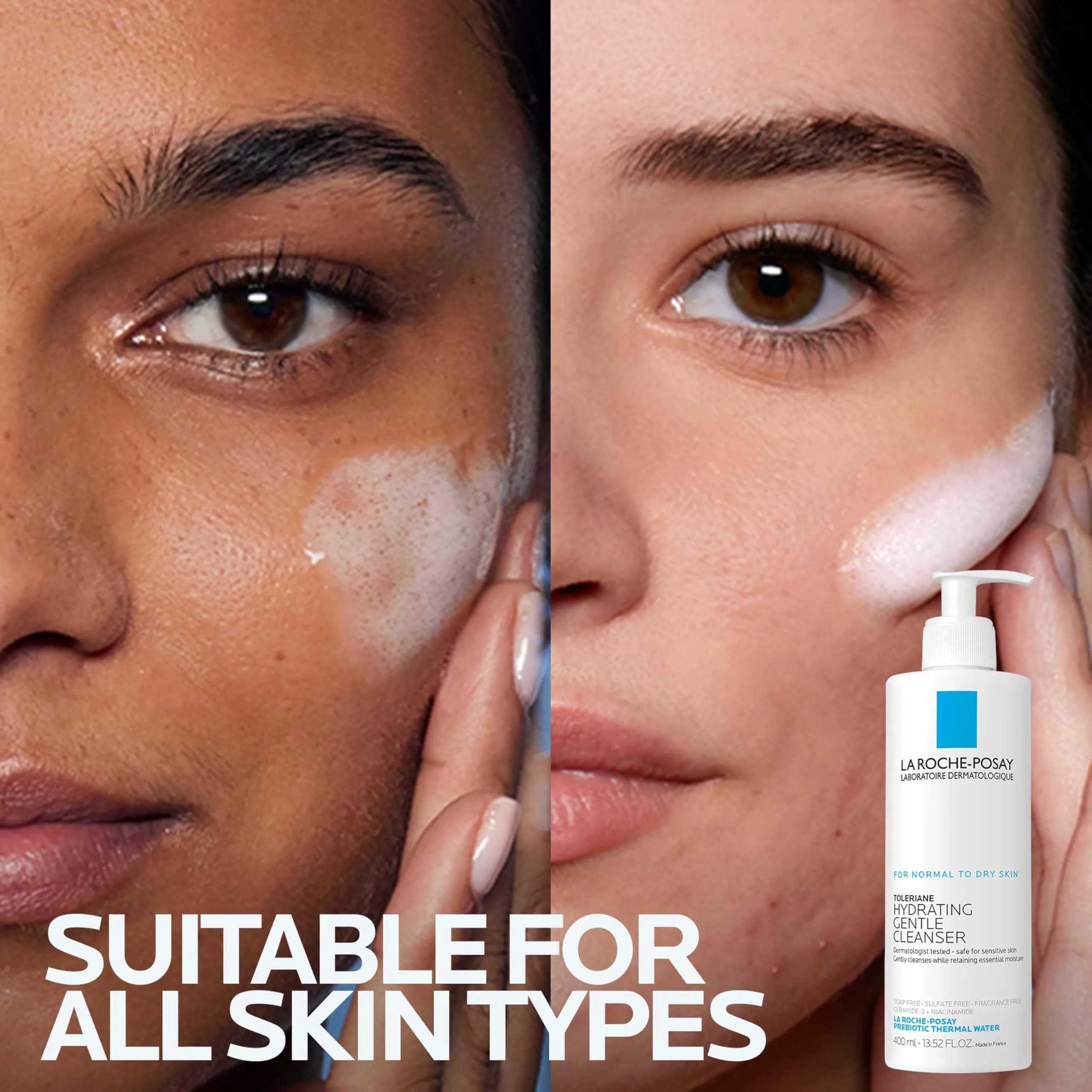 La Roche-Posay Toleriane Hydrating Gentle Face Cleanser (400ml) | Daily Facial Cleanser for Sensitive Skin - view 5