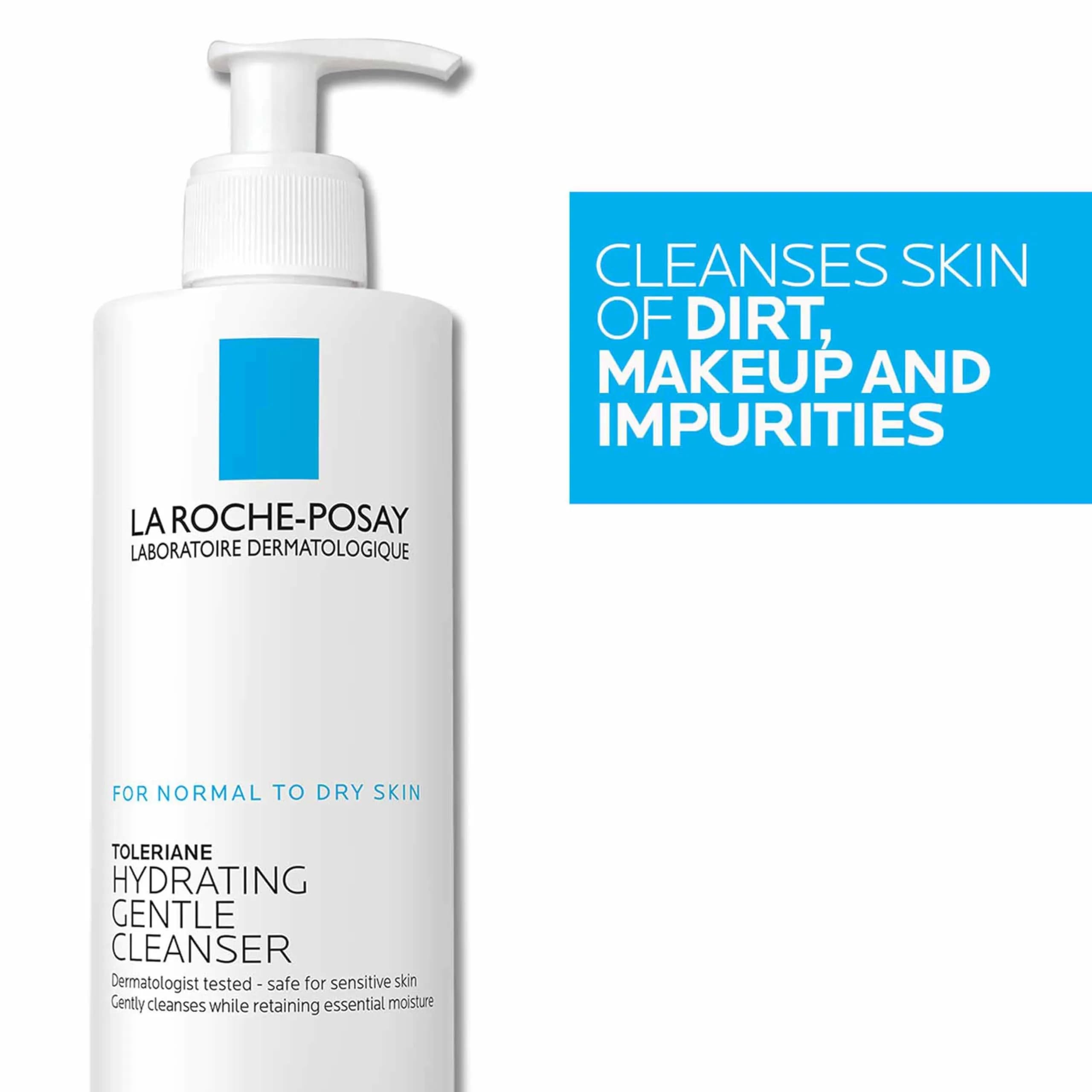 La Roche-Posay Toleriane Hydrating Gentle Face Cleanser (400ml) | Daily Facial Cleanser for Sensitive Skin - view 6