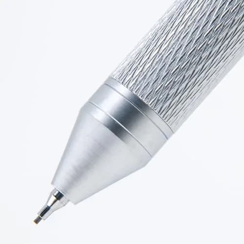 Monteverde Quadro 4-in-1 Multifunction Pen - Silver Finish - 13.5cm (5.3in) | Solid Brass Barrel with Knurled Grip thumbnail 8