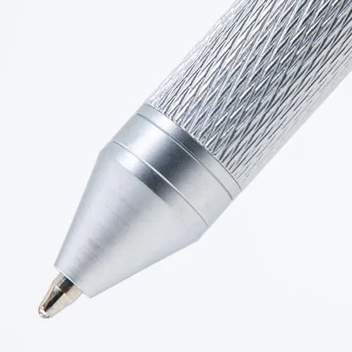 Monteverde Quadro 4-in-1 Multifunction Pen - Silver Finish - 13.5cm (5.3in) | Solid Brass Barrel with Knurled Grip thumbnail 9