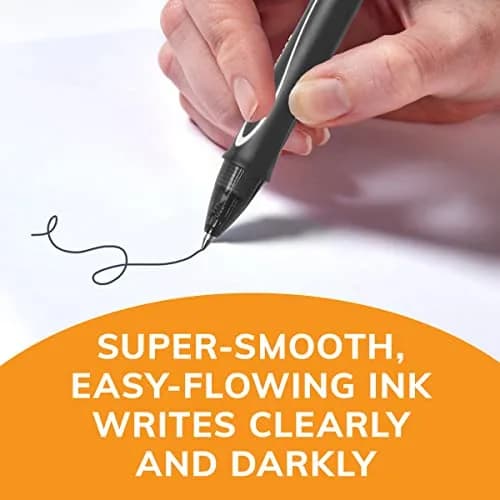 BIC Gelocity Quick Dry Gel Pens, Medium Point 0.7mm, 4-Count Pack | Smear Resistant Ink for Left-Handed Writers thumbnail 5