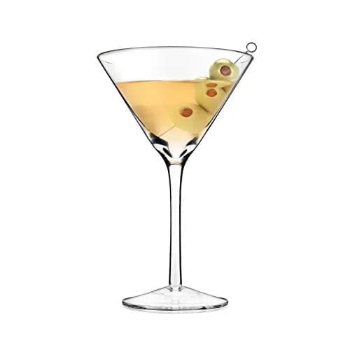 TRUE Manhattan Martini Glass, Crystal Cocktail Coupes, 12 oz, Set of 4 | Classic Triangular Design for Elegant Entertaining thumbnail 7