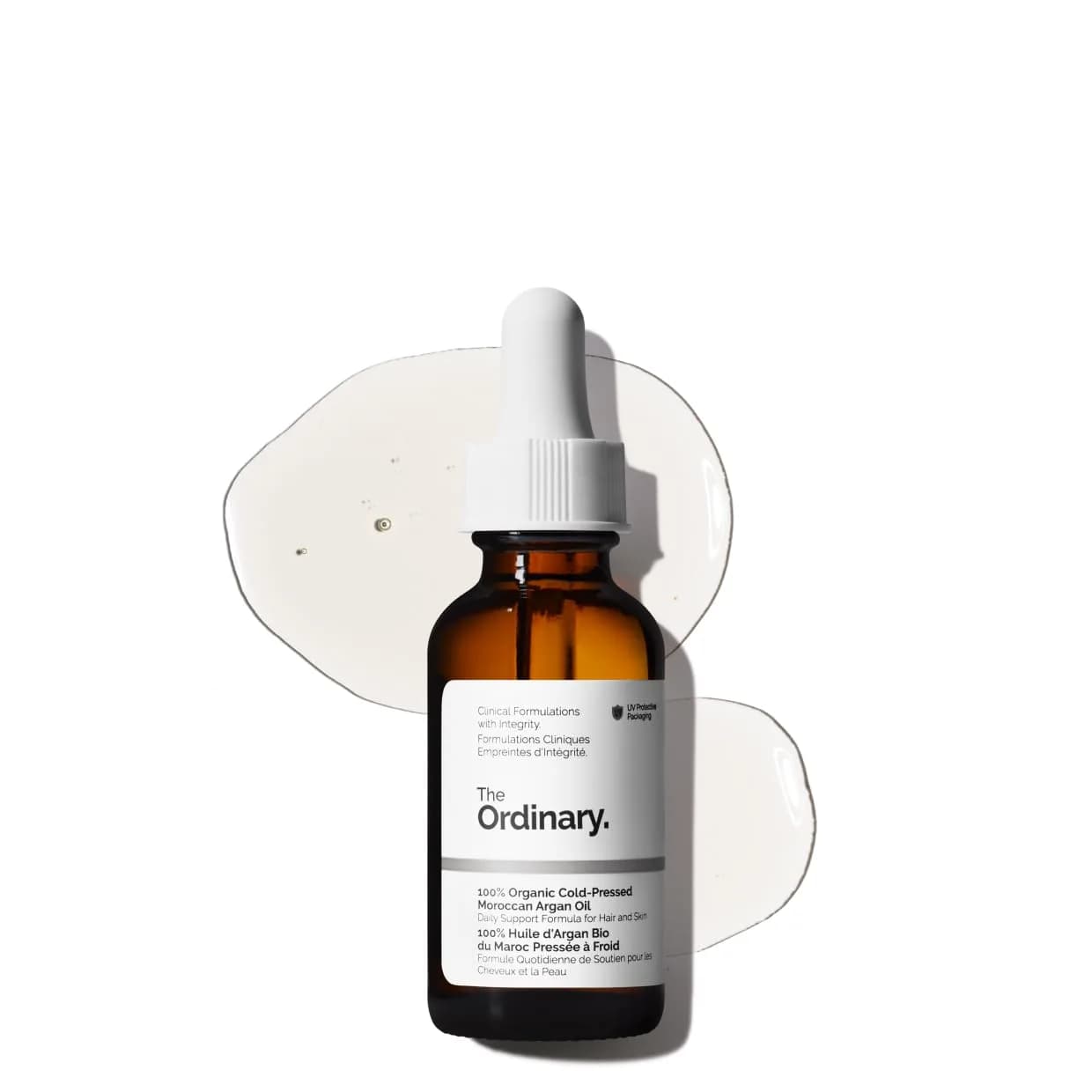The Ordinary 100% Organic Cold-Pressed Moroccan Argan Oil 30ml (1 Fl Oz) | Nourishing Skin & Hair Treatment - main product image
