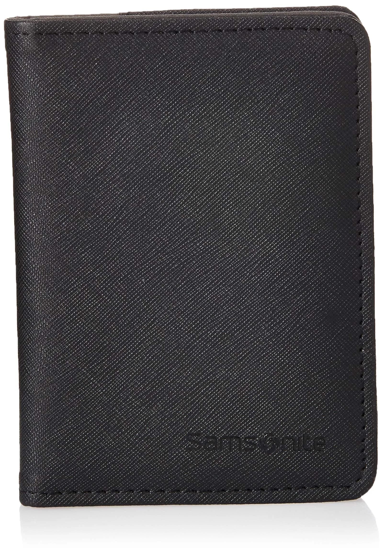 Samsonite RFID Passport Wallet Black | Slim RFID Protected Travel Accessory - main product image