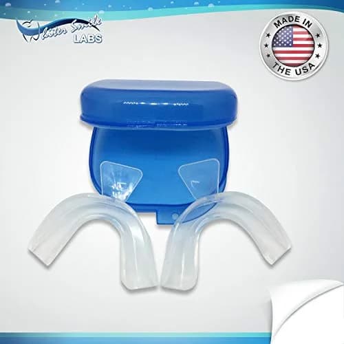 Whiter Smile Labs Thin Teeth Whitening Trays BPA Free Moldable Mouth Trays (4 Trays + Case) | Custom Fit for Home Use thumbnail 2