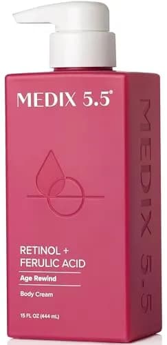 Medix 5.5 Retinol Firming Body Lotion 444ml (15 Fl Oz) | Targets Crepey Skin & Wrinkles thumbnail 1