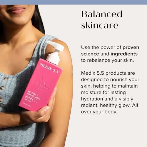 Medix 5.5 Retinol Firming Body Lotion 444ml (15 Fl Oz) | Targets Crepey Skin & Wrinkles thumbnail 5