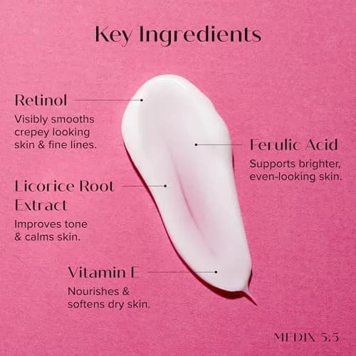 Medix 5.5 Retinol Firming Body Lotion 444ml (15 Fl Oz) | Targets Crepey Skin & Wrinkles thumbnail 3