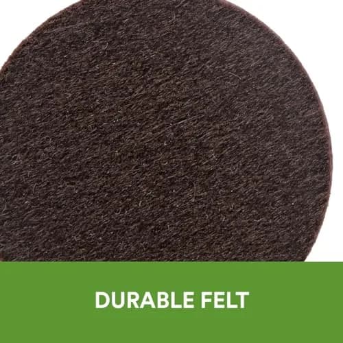 Scotch Felt Pads, 32 Pads, Circle, Brown, 1 in x 1 in | Protects Hardwood & Tile Floors thumbnail 5