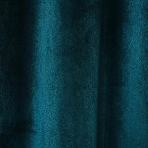 Cherry Home Dark Green Velvet Blackout Curtain Panel 52x108 inches | Energy Efficient Grommet Drapes for Bedroom thumbnail 5