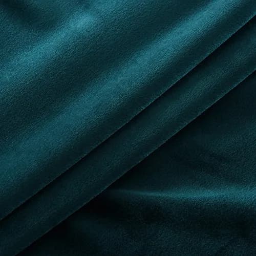 Cherry Home Dark Green Velvet Blackout Curtain Panel 52x108 inches | Energy Efficient Grommet Drapes for Bedroom thumbnail 6