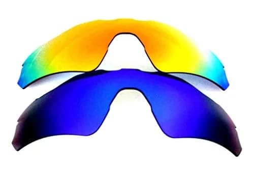 GALAXYLENSE Replacement Lenses for Oakley Radar EV Path Blue&Red Polarized 2 Pair | UV400 Impact Resistant thumbnail 1