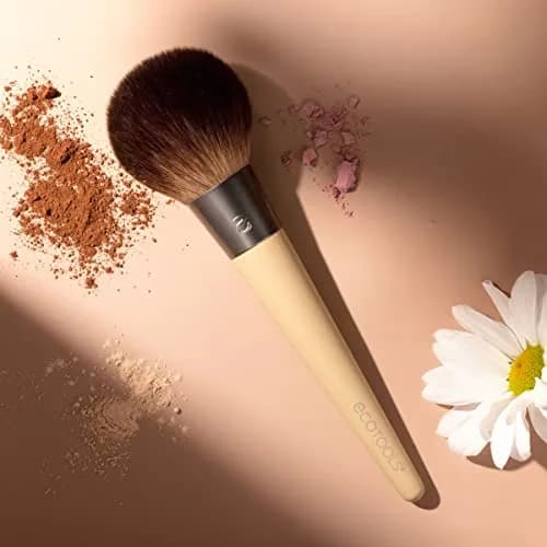 EcoTools Full Powder Brush 1 Count | Fluffy Makeup Brush for All-Over, Flawless Coverage thumbnail 5