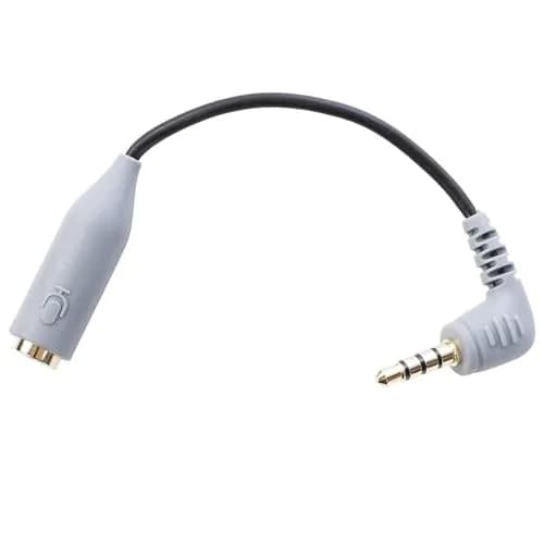 Movo MC3 3.5mm TRS to TRRS Adapter - Microphone for Smartphones & Tablets | High-Quality Audio thumbnail 1