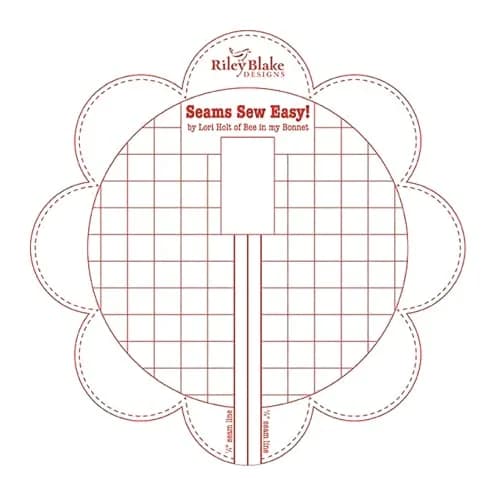 Riley Blake Designs Seams So Easy Seam Guide Red | Accurate 1/4" Seam & Corner Triangles thumbnail 1