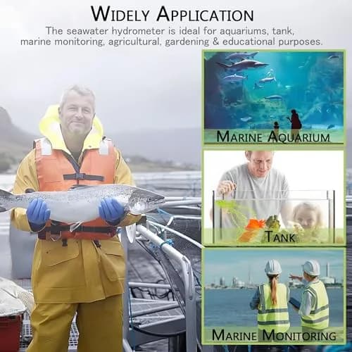 V·RESOURCING Seawater Salinity Refractometer 0-100ppt & 1.000-1.070 Specific Gravity Tester | Automatic Temperature Compensation thumbnail 7