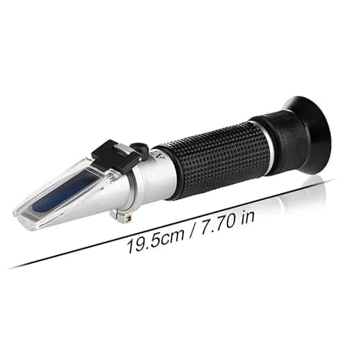 V·RESOURCING Seawater Salinity Refractometer 0-100ppt & 1.000-1.070 Specific Gravity Tester | Automatic Temperature Compensation thumbnail 9