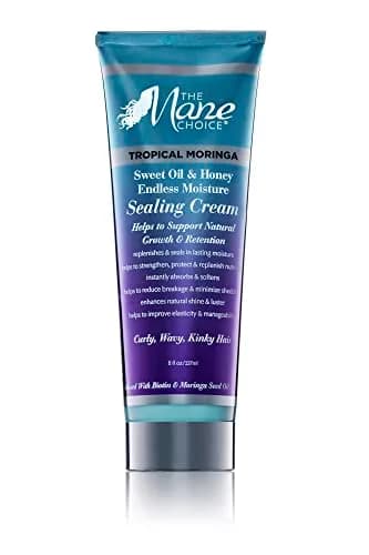 The Mane Choice Tropical Moringa Sweet Oil & Honey Endless Moisture Sealing Cream 237ml (8 Fl Oz) | Hydrates & Defines Curls thumbnail 1