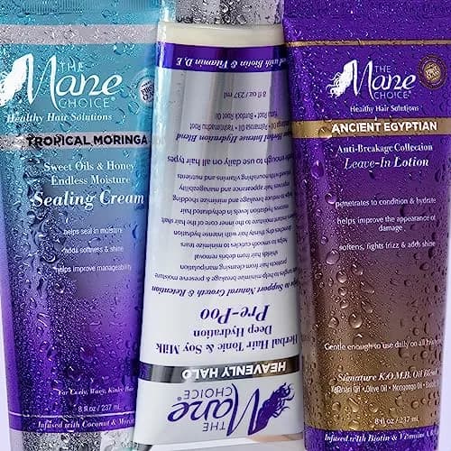The Mane Choice Tropical Moringa Sweet Oil & Honey Endless Moisture Sealing Cream 237ml (8 Fl Oz) | Hydrates & Defines Curls thumbnail 8