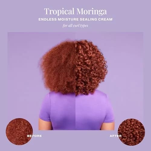 The Mane Choice Tropical Moringa Sweet Oil & Honey Endless Moisture Sealing Cream 237ml (8 Fl Oz) | Hydrates & Defines Curls thumbnail 2