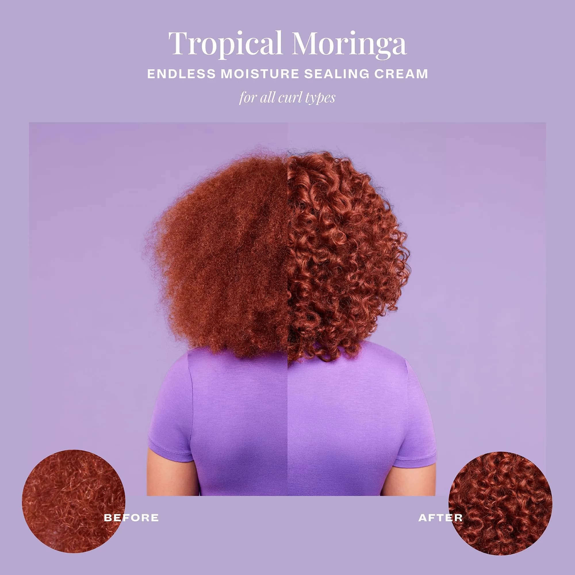 The Mane Choice Tropical Moringa Sweet Oil & Honey Endless Moisture Sealing Cream 237ml (8 Fl Oz) | Hydrates & Defines Curls - view 2