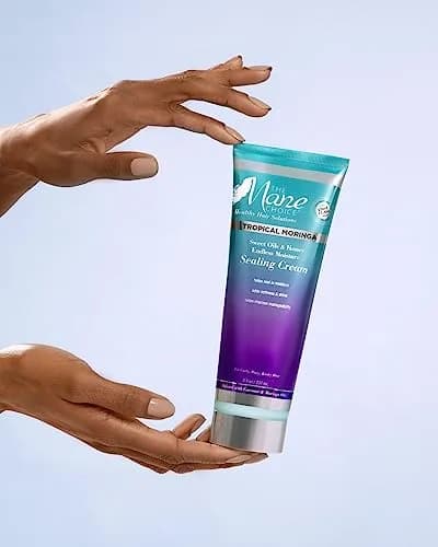 The Mane Choice Tropical Moringa Sweet Oil & Honey Endless Moisture Sealing Cream 237ml (8 Fl Oz) | Hydrates & Defines Curls thumbnail 3