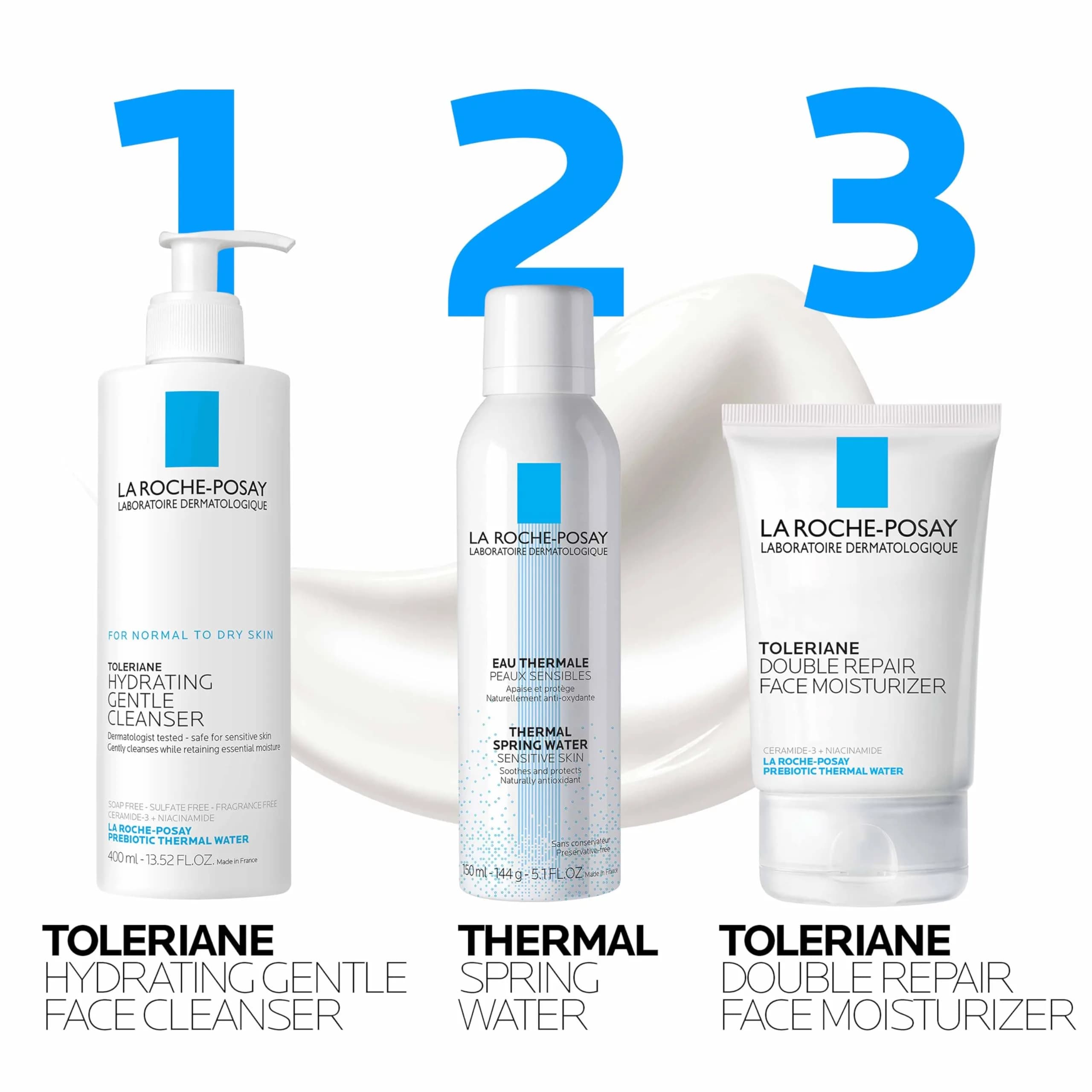 La Roche-Posay Toleriane Oil-Free Moisturizer 100ml (3.38 Fl Oz) for Oily Skin - Non-SPF Formula - view 7