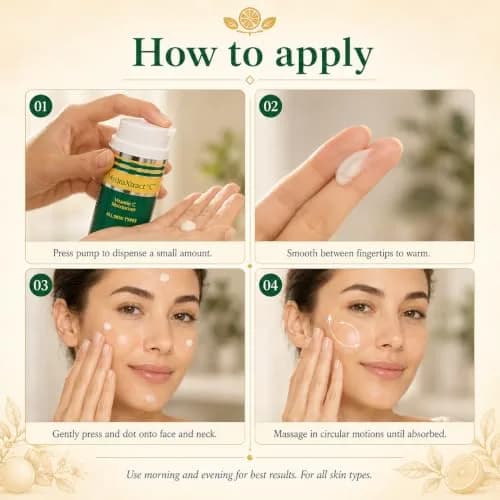 Dinur Cosmetics HydraXtract Vitamin C Moisturizer 50 ml | Decreases Aging & Improves Skin Firmness thumbnail 5