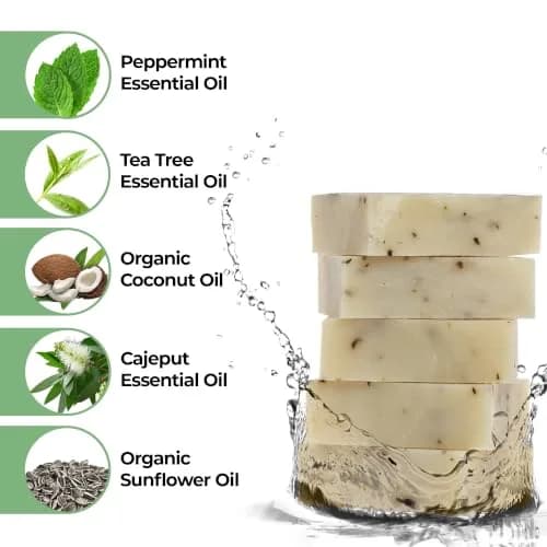Gold BJJ Submission Soap - Tea Tree Oil Bar Soap for Jiu Jitsu, Wrestling, Grappling & MMA | Made in USA (5-Pack, 4 oz each) thumbnail 3