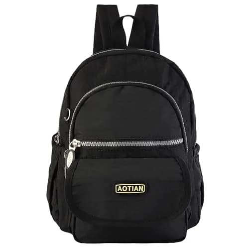 AOTIAN Mini Backpack for Women, Lightweight Nylon Small Daypack | Compact & Durable thumbnail 1