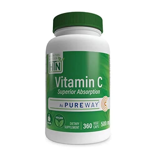 Health Thru Nutrition Vitamin-C 500mg PureWay-C 360 Count High Absorption | Vegan, Non-GMO thumbnail 1