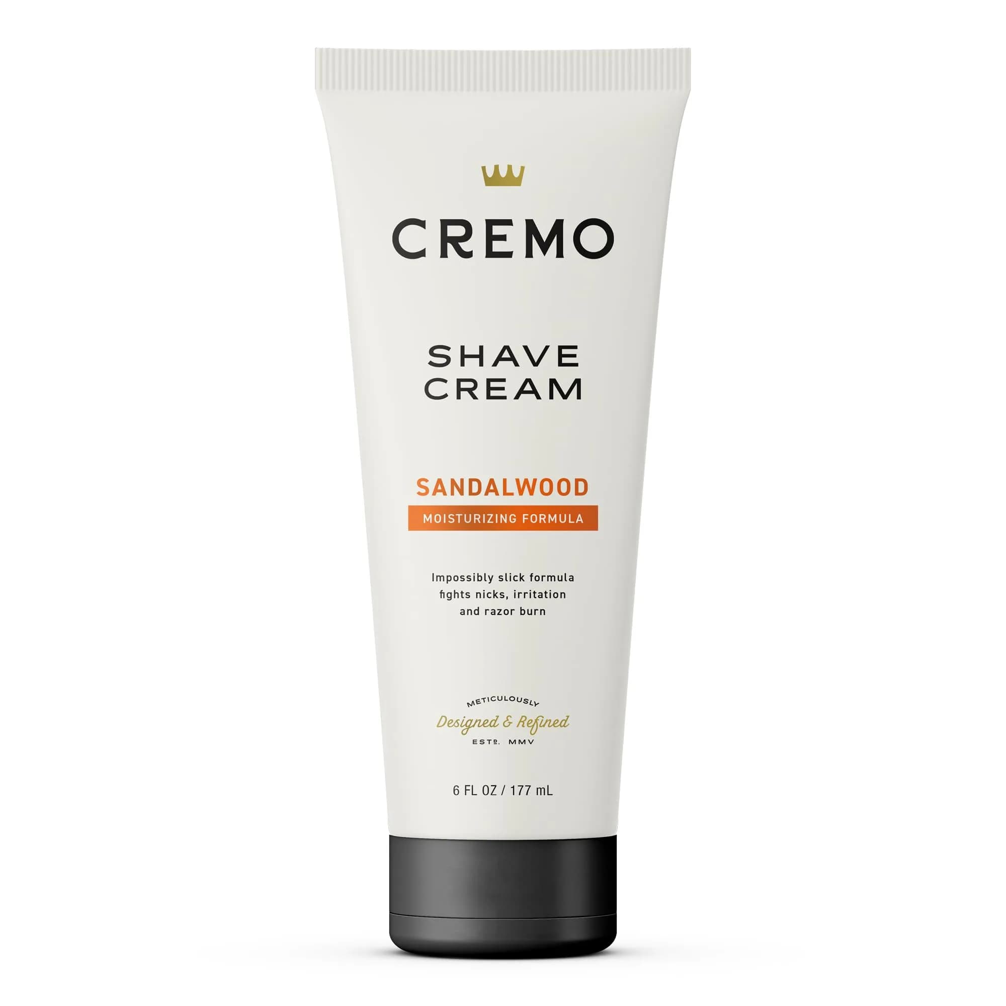 Cremo Sandalwood Shaving Cream for Men 177ml (6 Fl Oz) | Barber Grade Smooth Shave - main product image