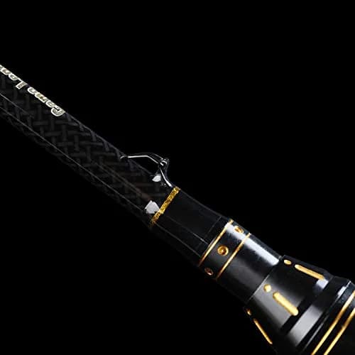 Entsport 7-Feet 2-Piece Spinning Fishing Rod | Medium Heavy, 2 Tips, Carbon Fiber thumbnail 6