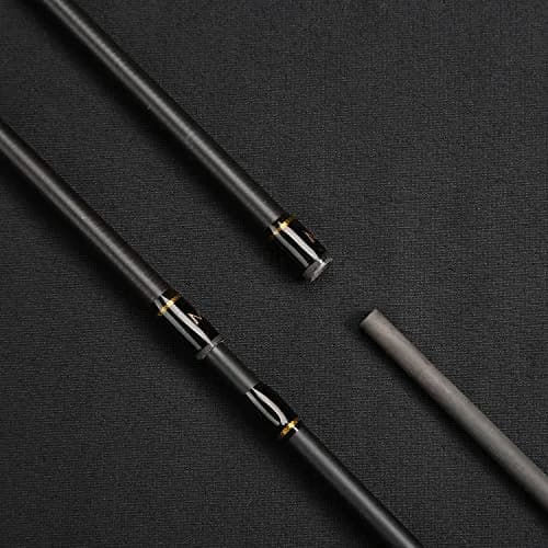 Entsport 7-Feet 2-Piece Spinning Fishing Rod | Medium Heavy, 2 Tips, Carbon Fiber thumbnail 7