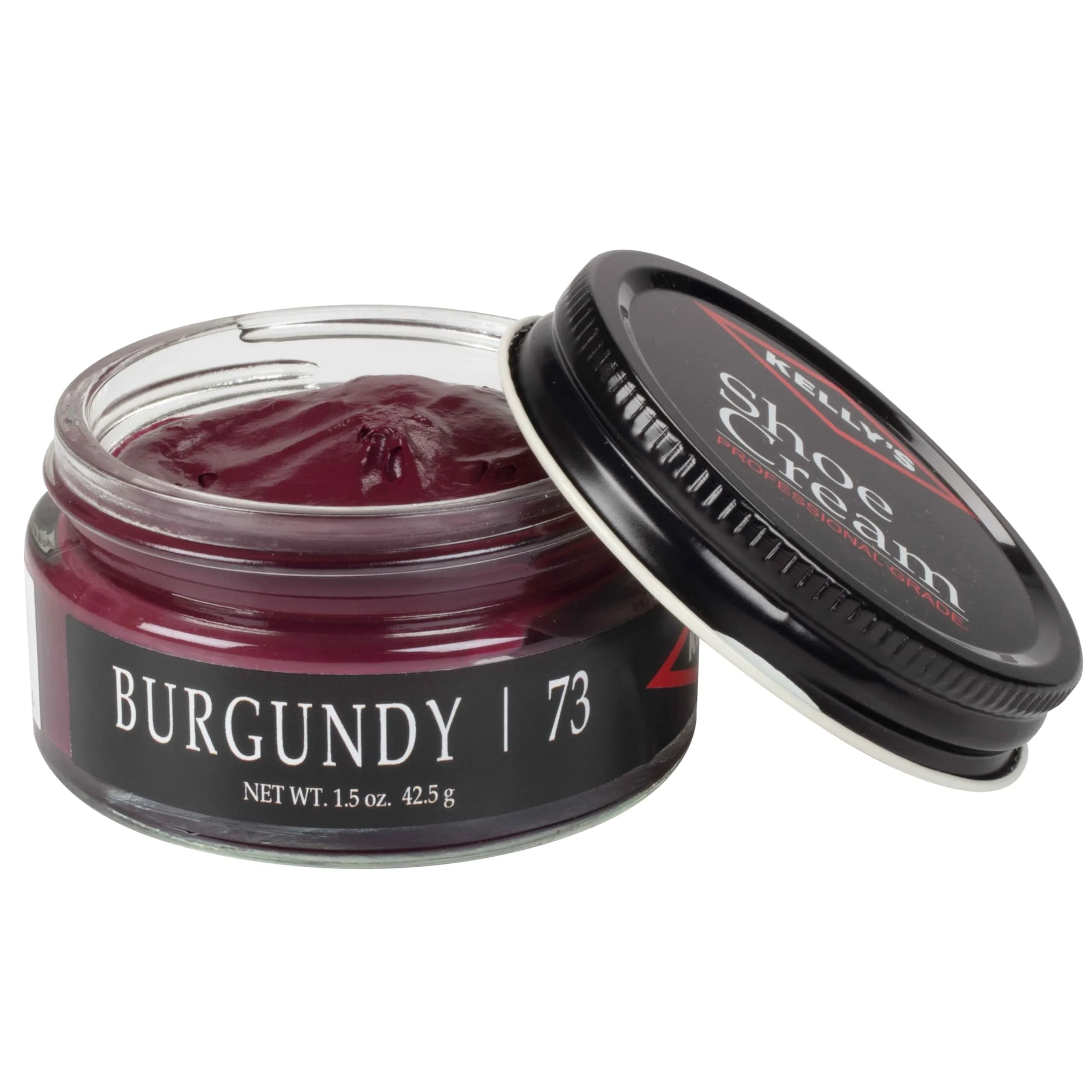 Kelly's Burgundy Shoe Polish Cream 45ml (1.5 oz) | Professional Leather Care
