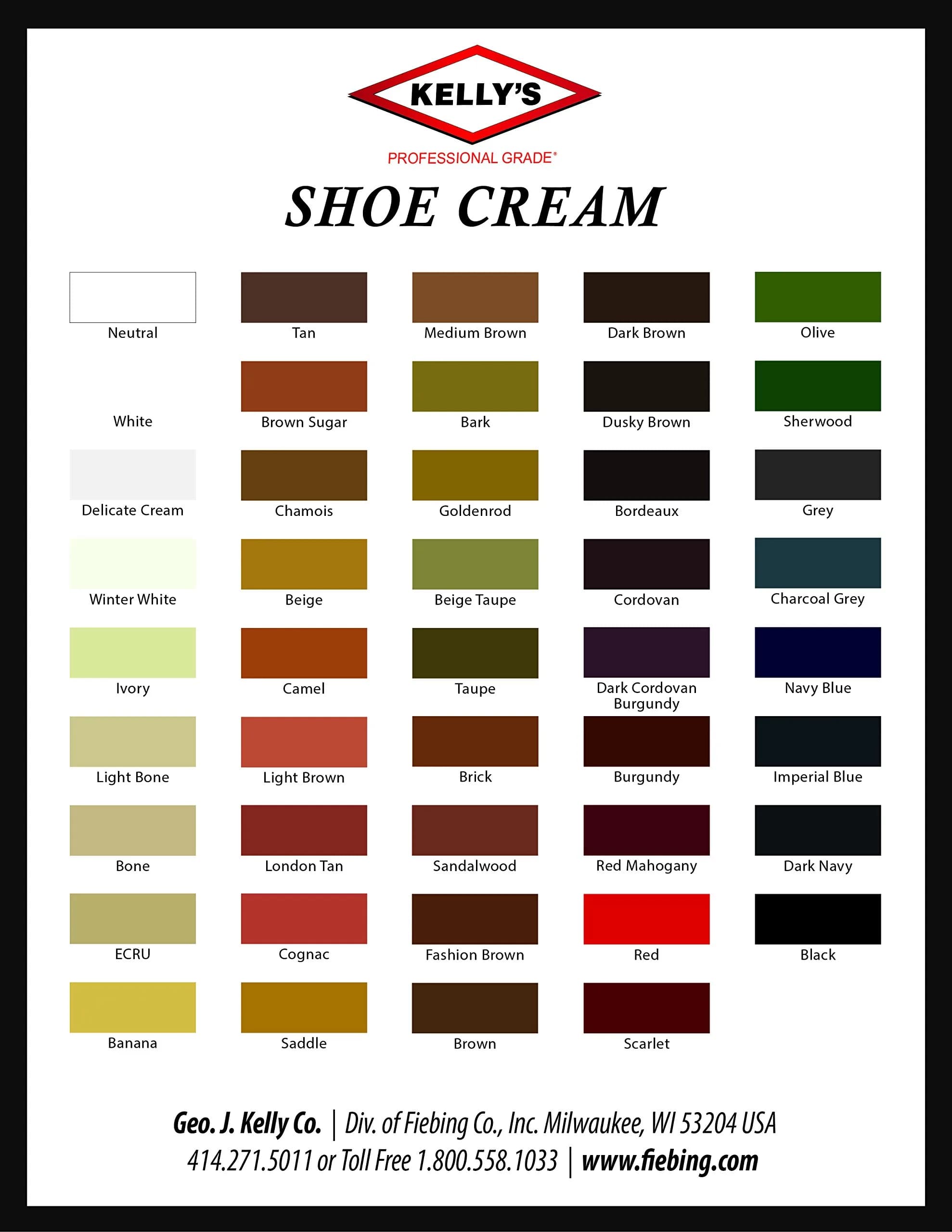 Kelly's Burgundy Shoe Polish Cream 45ml (1.5 oz) | Professional Leather Care - view 7