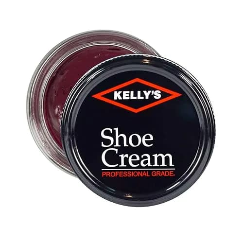Kelly's Burgundy Shoe Polish Cream 45ml (1.5 oz) | Professional Leather Care thumbnail 2