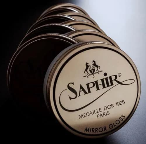 Saphir Medaille d’Or Mirror Gloss - Natural Wax Polish for Leather Shoes & Boots - Black | Mirror Shine Finish, 75ml thumbnail 7