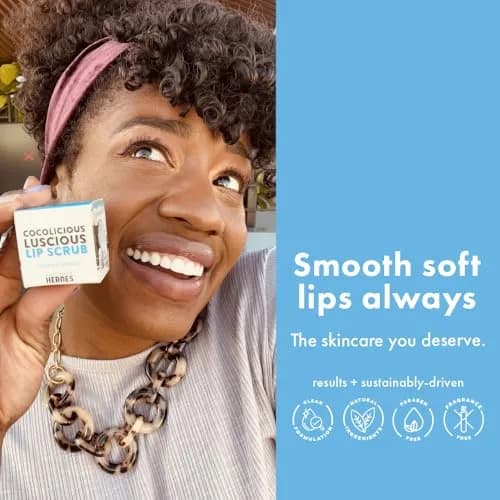 Handmade Heroes 100% Natural Lip Scrub 1oz | Vegan Coconut Lip Exfoliator for Dry & Dark Lips thumbnail 3